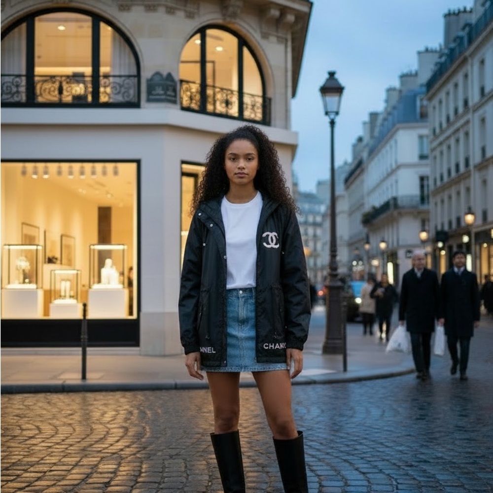 Black Rain Jacket - image 1